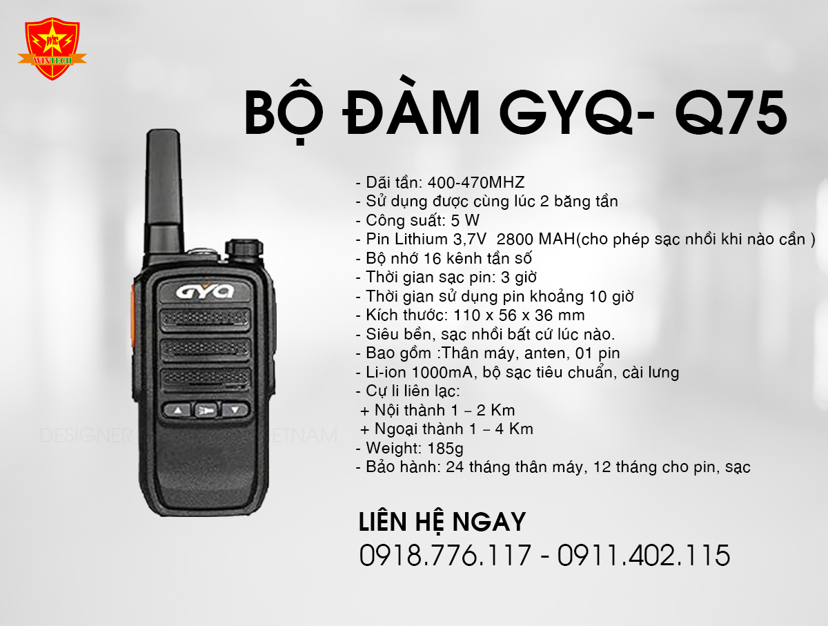 Bộ đàm GYQ - Q75